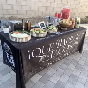 SATURDAY DINNER - Catered by Que Barbaro