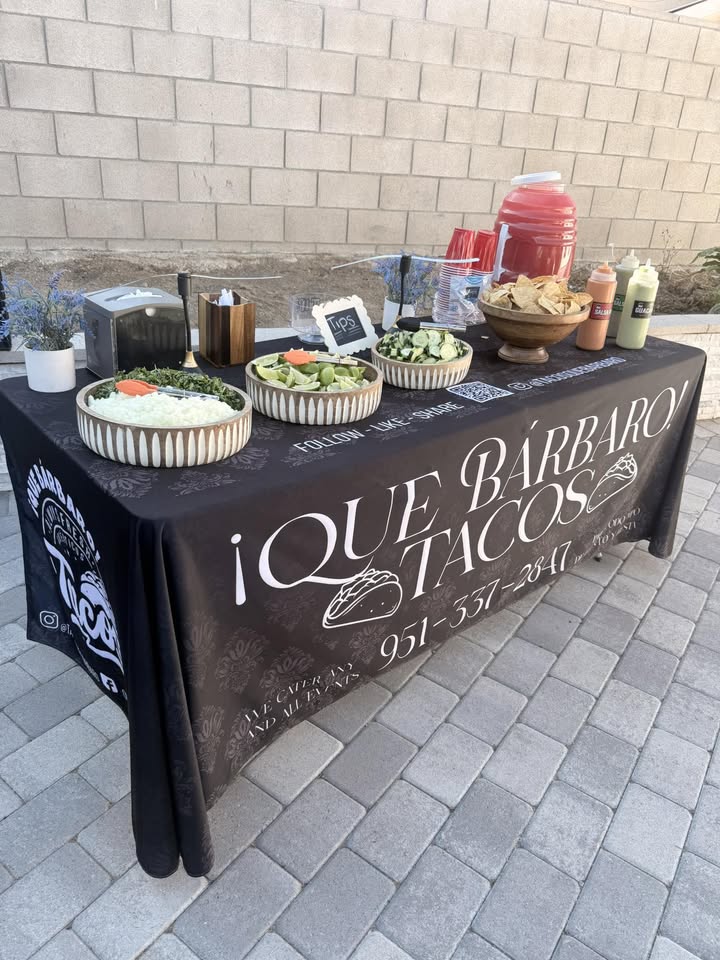 SATURDAY DINNER - Catered by Que Barbaro